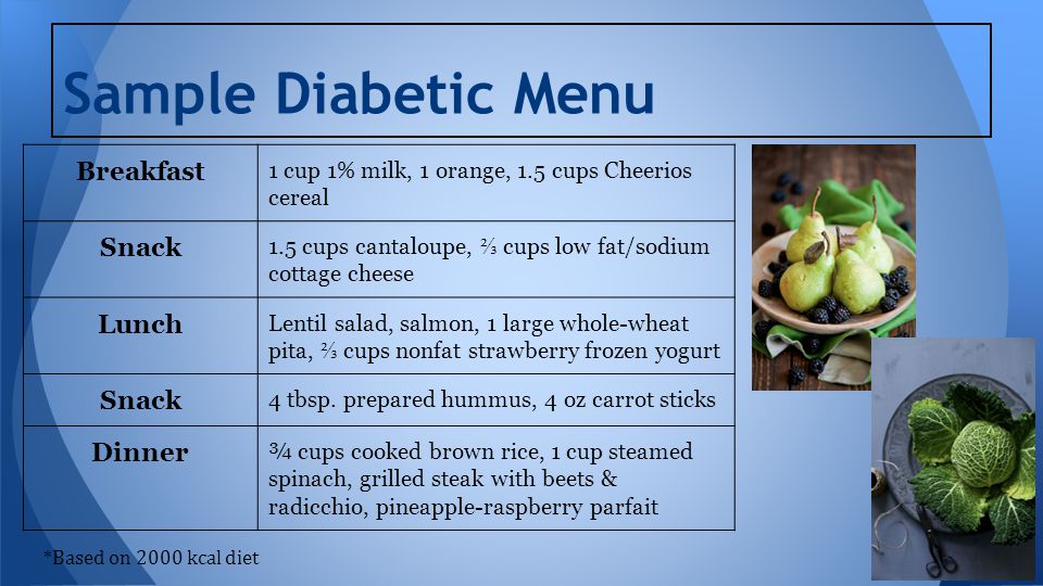 echos place menu for diabetics